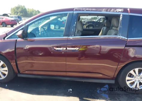 2014 Honda Odyssey Ex-L from USA, damaged, VIN 5FNRL5H68EB119783